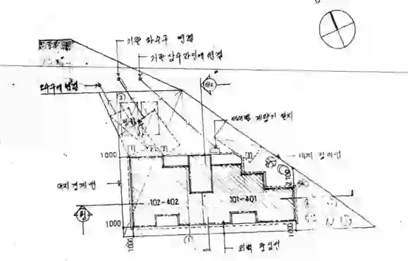 신동아빌라 배치도 이미지